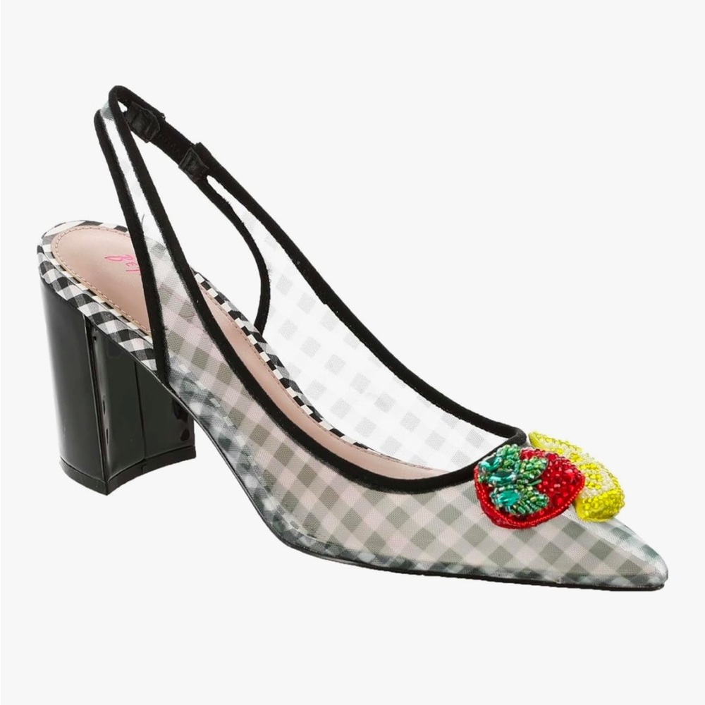 Betsey Johnson Laney Sling Back Pump, Size 8
